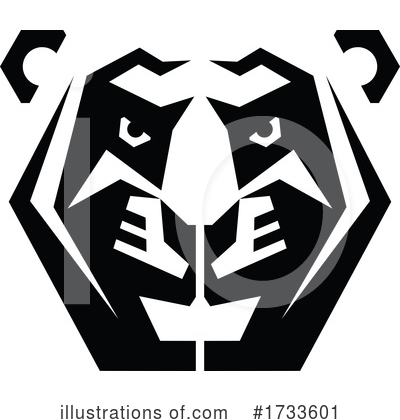 Royalty-Free (RF) Tiger Clipart Illustration by Vector Tradition SM - Stock Sample #1733601
