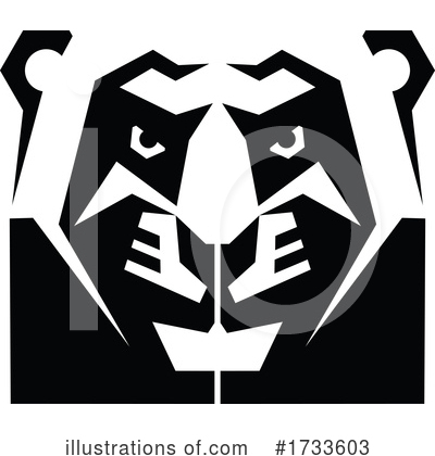 Royalty-Free (RF) Tiger Clipart Illustration by Vector Tradition SM - Stock Sample #1733603