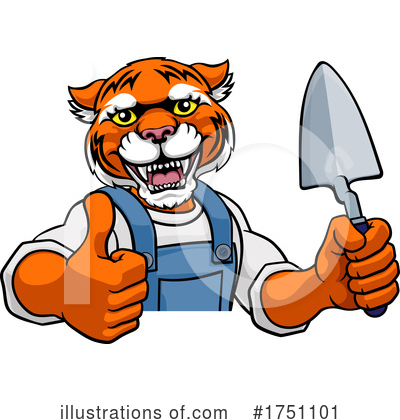 Royalty-Free (RF) Tiger Clipart Illustration by AtStockIllustration - Stock Sample #1751101