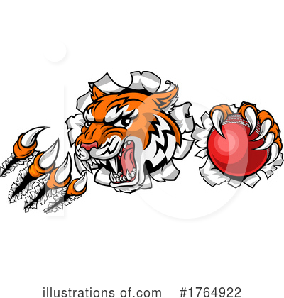 Royalty-Free (RF) Tiger Clipart Illustration by AtStockIllustration - Stock Sample #1764922