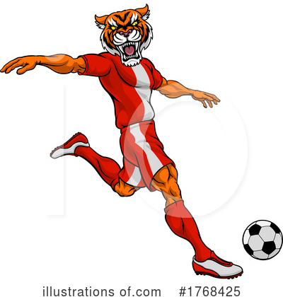 Royalty-Free (RF) Tiger Clipart Illustration by AtStockIllustration - Stock Sample #1768425