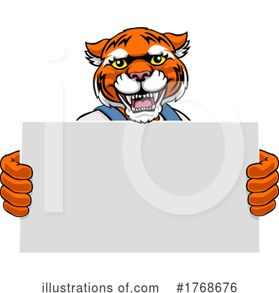 Royalty-Free (RF) Tiger Clipart Illustration by AtStockIllustration - Stock Sample #1768676