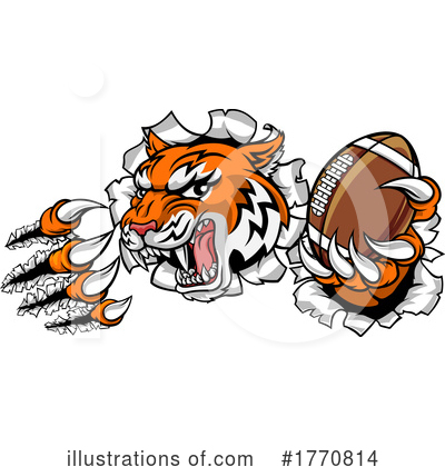 Royalty-Free (RF) Tiger Clipart Illustration by AtStockIllustration - Stock Sample #1770814