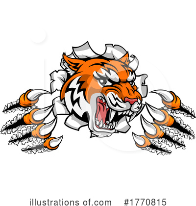 Royalty-Free (RF) Tiger Clipart Illustration by AtStockIllustration - Stock Sample #1770815