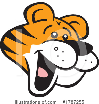Royalty-Free (RF) Tiger Clipart Illustration by Johnny Sajem - Stock Sample #1787255