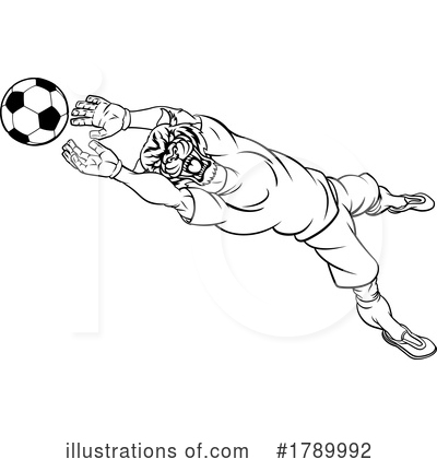 Soccer Player Clipart #1789992 by AtStockIllustration
