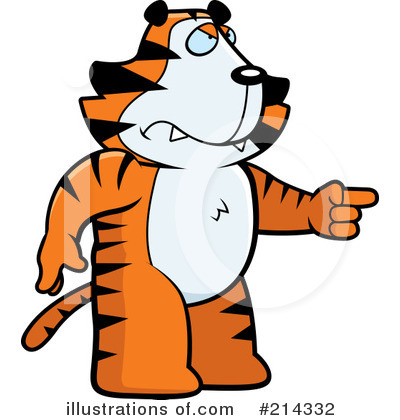Royalty-Free (RF) Tiger Clipart Illustration by Cory Thoman - Stock Sample #214332