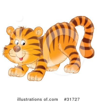 Royalty-Free (RF) Tiger Clipart Illustration by Alex Bannykh - Stock Sample #31727