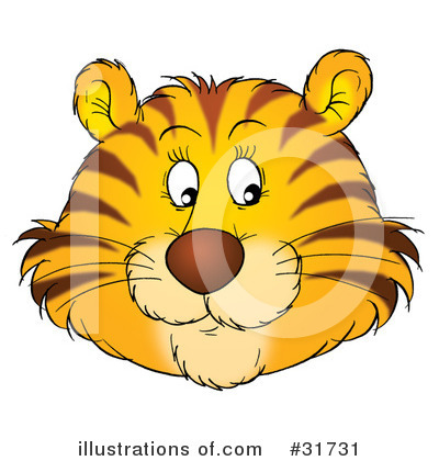 Royalty-Free (RF) Tiger Clipart Illustration by Alex Bannykh - Stock Sample #31731
