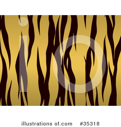 Royalty-Free (RF) Tiger Clipart Illustration by KJ Pargeter - Stock Sample #35318