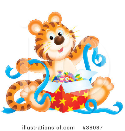Royalty-Free (RF) Tiger Clipart Illustration by Alex Bannykh - Stock Sample #38087