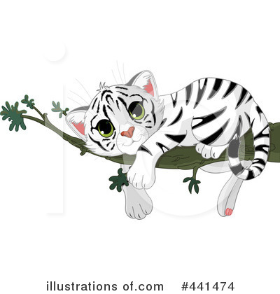 Royalty-Free (RF) Tiger Clipart Illustration by Pushkin - Stock Sample #441474