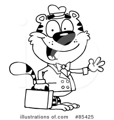 Tiger Clipart #85425 by Hit Toon