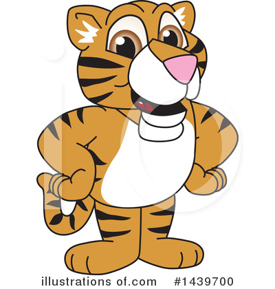 Tiger Cub Mascot Clipart #1439700 by Mascot Junction