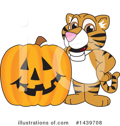 Tiger Cub Mascot Clipart #1439708 by Mascot Junction