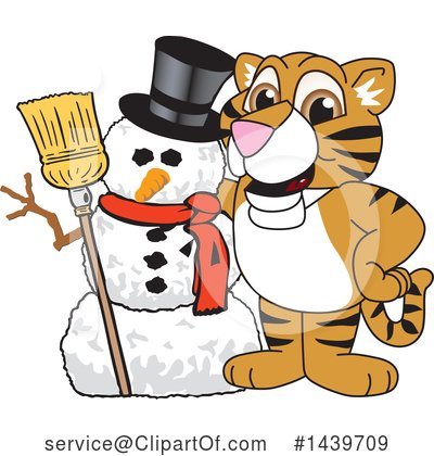 Royalty-Free (RF) Tiger Cub Mascot Clipart Illustration by Mascot Junction - Stock Sample #1439709
