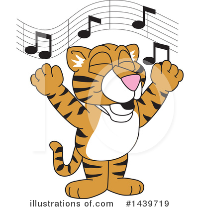 Royalty-Free (RF) Tiger Cub Mascot Clipart Illustration by Mascot Junction - Stock Sample #1439719