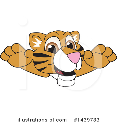 Tiger Cub Mascot Clipart #1439733 by Mascot Junction