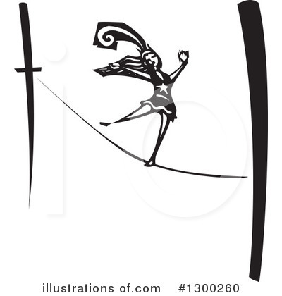 Royalty-Free (RF) Tight Rope Clipart Illustration by xunantunich - Stock Sample #1300260