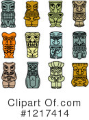 Tiki Clipart #1217414 by Vector Tradition SM
