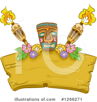 Royalty-Free (RF) Tiki Clipart Illustration by BNP Design Studio - Stock Sample #1266271