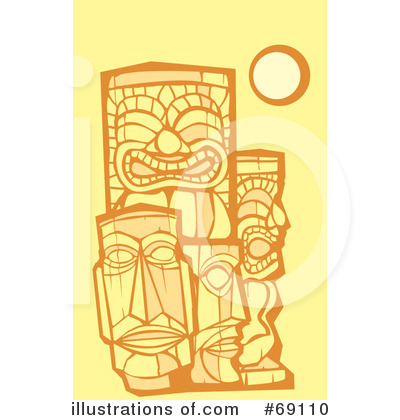 Royalty-Free (RF) Tiki Clipart Illustration by xunantunich - Stock Sample #69110