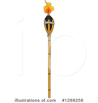 Tiki Torch Clipart #1266256 by BNP Design Studio