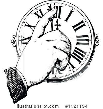 Clock Clipart #1121154 by Prawny Vintage