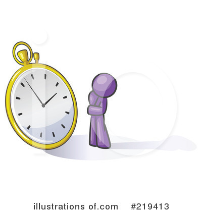 Purple Mascot Clipart #219413 by Leo Blanchette