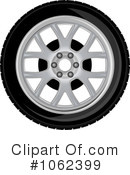 Tire Clipart #1062399 by Vector Tradition SM