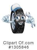 Tire Clipart #1305846 by AtStockIllustration