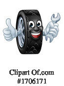 Tire Clipart #1706171 by AtStockIllustration