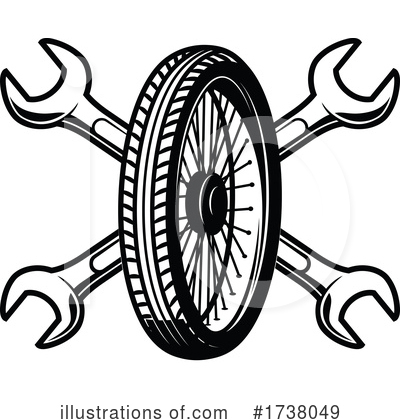 Tire Clipart #1738049 by Vector Tradition SM