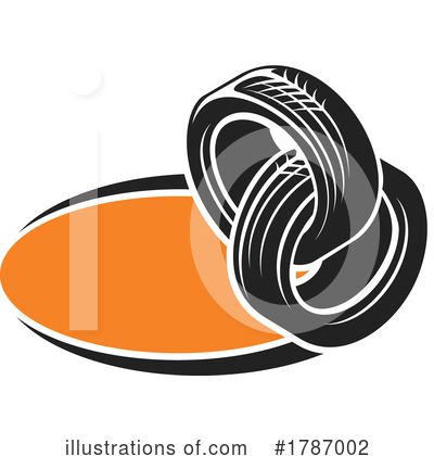 Royalty-Free (RF) Tire Clipart Illustration by Vector Tradition SM - Stock Sample #1787002