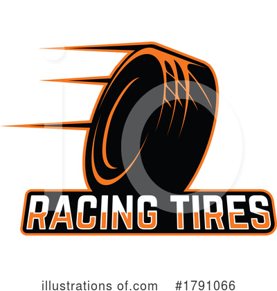 Royalty-Free (RF) Tire Clipart Illustration by Vector Tradition SM - Stock Sample #1791066