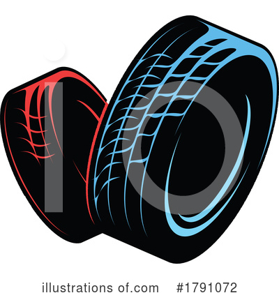 Royalty-Free (RF) Tire Clipart Illustration by Vector Tradition SM - Stock Sample #1791072
