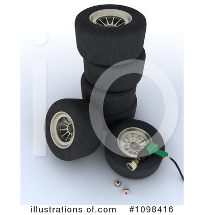 Tires Clipart #1098416 by KJ Pargeter