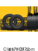 Tires Clipart #1740972 by Vector Tradition SM