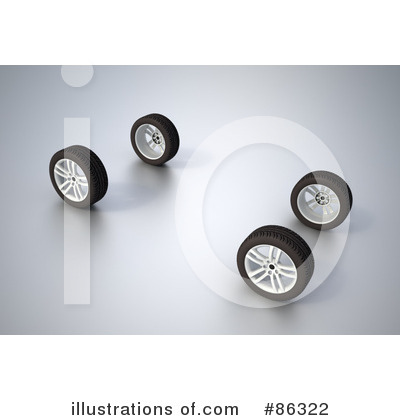 Royalty-Free (RF) Tires Clipart Illustration by Mopic - Stock Sample #86322