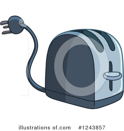 Royalty-Free (RF) Toaster Clipart Illustration by yayayoyo - Stock Sample #1243857