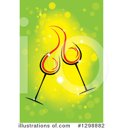 Toasting Clipart #1298882 by ColorMagic
