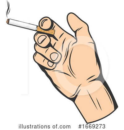 Cigarette Clipart #1669273 by Vector Tradition SM