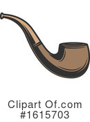 Tobacco Pipe Clipart #1615703 by Vector Tradition SM