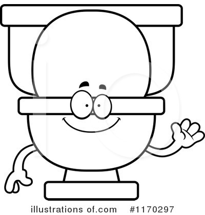 Royalty-Free (RF) Toilet Clipart Illustration by Cory Thoman - Stock Sample #1170297