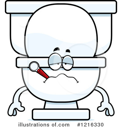 Royalty-Free (RF) Toilet Clipart Illustration by Cory Thoman - Stock Sample #1216330