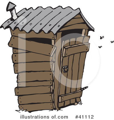 Royalty-Free (RF) Toilet Clipart Illustration by Dennis Holmes Designs - Stock Sample #41112