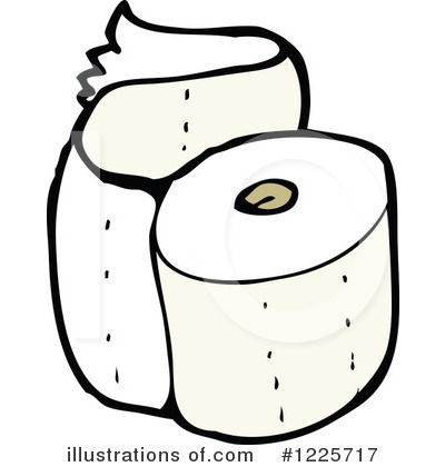 Royalty-Free (RF) Toilet Paper Clipart Illustration by lineartestpilot - Stock Sample #1225717