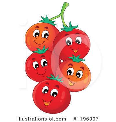 Royalty-Free (RF) Tomato Clipart Illustration by visekart - Stock Sample #1196997