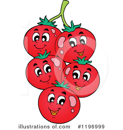 Royalty-Free (RF) Tomato Clipart Illustration by visekart - Stock Sample #1196999