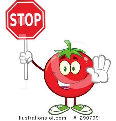 Tomato Clipart #1290799 by Hit Toon